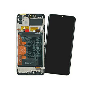 LCD Дисплей + батерия + рамка Huawei Y6p Honor 9A Black MED-LX9 MED-LX9N