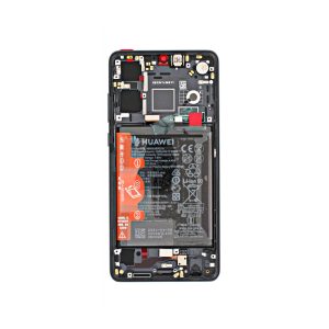 LCD Дисплей + батерия + рамка Huawei P30 BLACK ELE-L29 02354HLT SERVICE PACK
