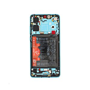 LCD Дисплей + батерия + рамка Huawei P30 BLUE 02354HRH SERVICE PACK