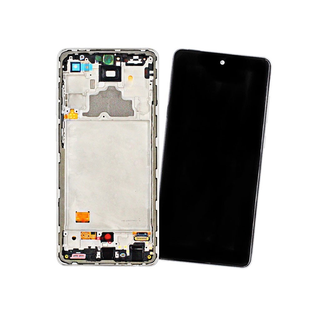 LCD SAMSUNG SM-A725F A72 no batt WHITE GH82-25460D - Servicepack.bg