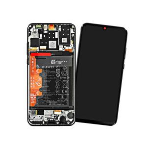 LCD Дисплей + батерия + рамка Huawei P30 Lite New Edition Midnight Black MAR-LX1A 02353FPX