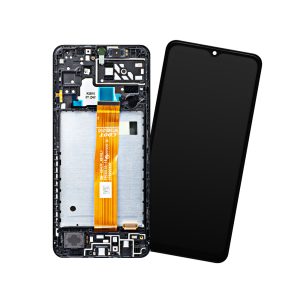 LCD SAMSUNG SM-A047F A04s BLACK WITH FRAME NO EU CODE