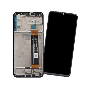 LCD SAMSUNG SM-A235F (A23 4G 2022) BLACK WITH FRAME